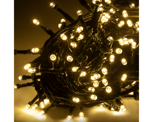 Lampki choinkowe LED 10m ciepłe białe 8 trybów ZAR0479-1 - 2