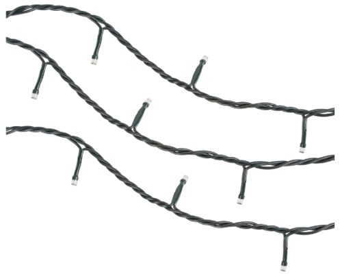 Lampki choinkowe LED 10m zimne białe 8 trybów ZAR0478-1