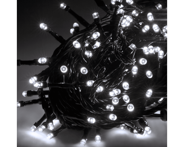 Lampki choinkowe LED 10m zimne białe 8 trybów ZAR0478-1 - 2
