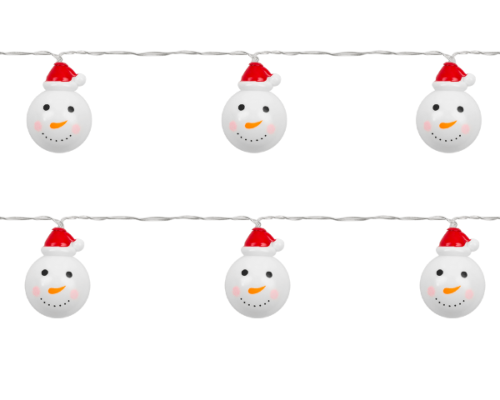 Girlanda lampki bałwanki LED na baterie Rebel ZAR0572