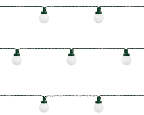 Lampki choinkowe zewnętrzne kule 30szt 8,8m Rebel ZAR0571