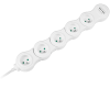 Przedłużacz sieciowy snake 5 gniazd + 2 USB 1,5m Rebel URZ3258 - 3