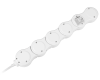 Przedłużacz sieciowy snake 5 gniazd + 2 USB 1,5m Rebel URZ3258 - 5