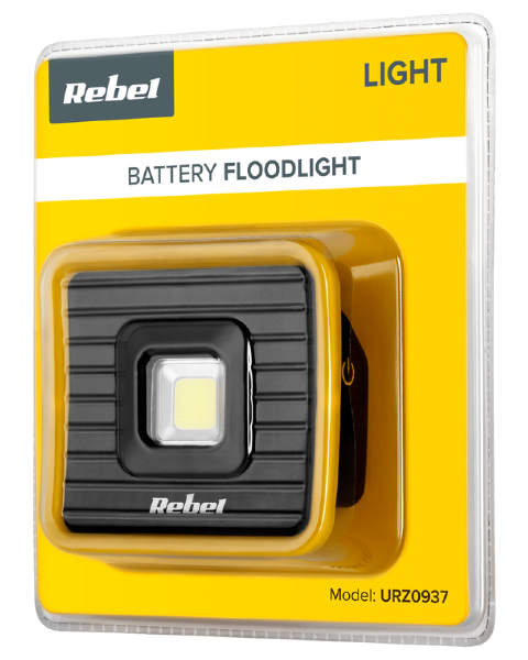 Reflektor akumulatorowy lampa 10W Rebel URZ0937 - 5