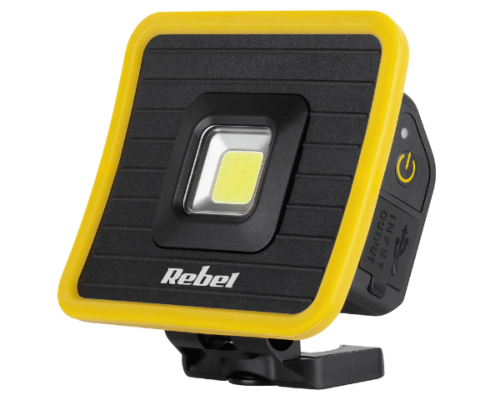 Reflektor akumulatorowy lampa 10W Rebel URZ0937