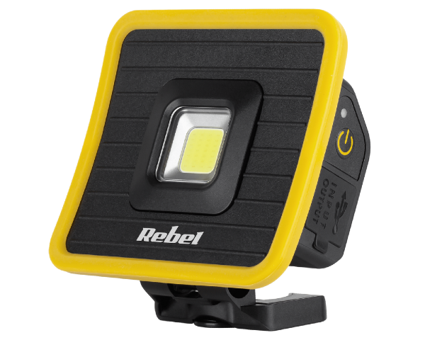 Reflektor akumulatorowy lampa 10W Rebel URZ0937