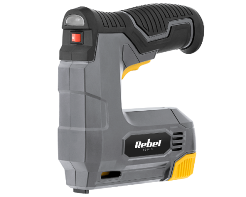 Zszywasz tapicerski akumulatorowy + zszywki Rebel RB-1033