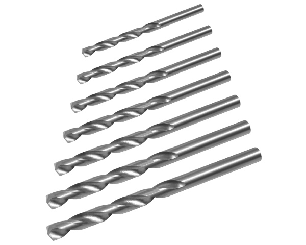 Wiertła do metalu 7szt. zestaw Rebel RB-1124