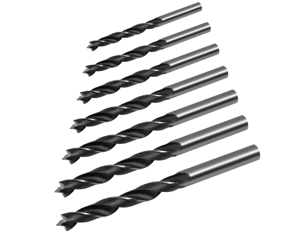 Wiertła do drewna 7szt. zestaw Rebel RB-1123