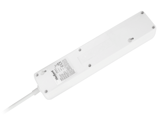 Przedłużacz sieciowy 3 gniazda + 2 wejścia USB 3m Rebel URZ3202-5 - 3