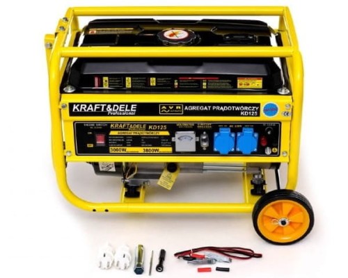 Agregat 3800W jednofazowy 12230V z woltomierzem