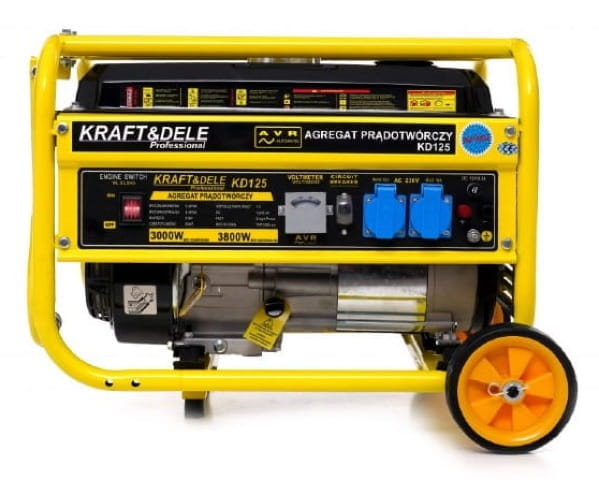 Agregat 3800W jednofazowy 12230V z woltomierzem KD125