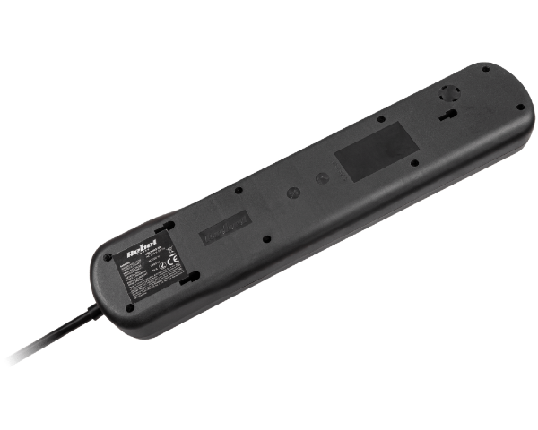 Przedłużacz listwa elektryczna 5 gniazd 1,5m z przełącznikiem Rebel URZ3063-1,5W - 3