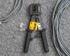 Zaciskarka wtyków przelotowych RJ45, RJ12, RJ11 Rebel RB-1007