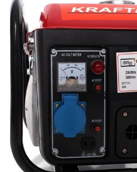 Agregat jednofazowy 1200W 12230V Kraft&Dele gniazdo