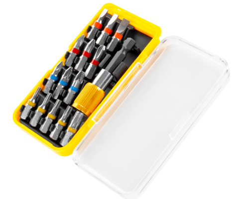 Zestaw bitów końcówek 14szt z uchwytem Rebel RB-1112 - 2