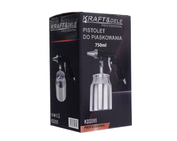 Pistolet do piaskowania 750 ml pneumatyczny opakowanie