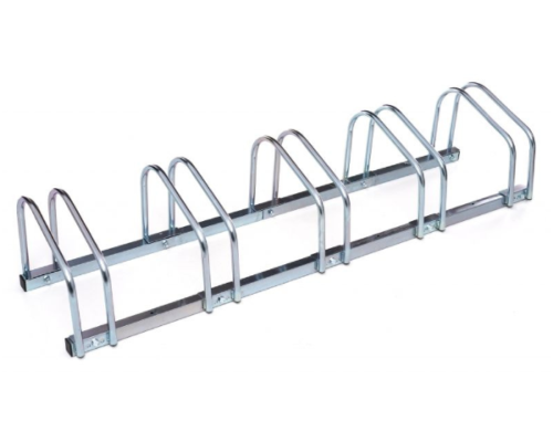 Stojak na 5 rowerow metalowy ocynkowany 130 x 33 x 27 cm