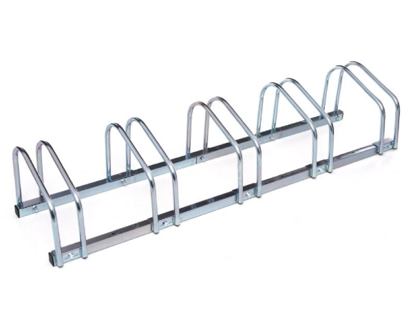 Stojak na 5 rowerow metalowy ocynkowany 130 x 33 x 27 cm