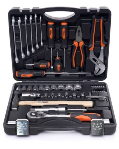 Zestaw narzedzi 56 elementow w walizce Kraft&Dele