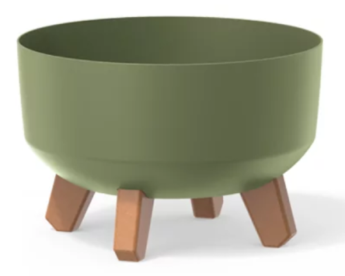 Doniczka okragla zielona 3,8 l Gracia Low