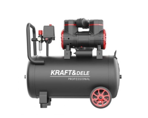 Kompresor bezolejowy 50 l 8 bar 1500W Kraft&Dele