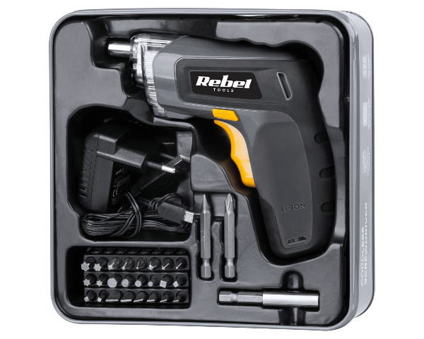 Wkrętarka akumulatorowa 3.6V 1300mA Rebel Tools RB-1001