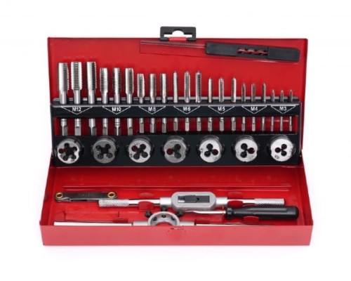 Gwintowniki i narzynki zestaw 32 elementow Kraft&Dele