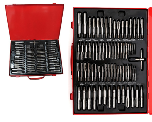 Gwintowniki i narzynki zestaw 110 elementow KD10250