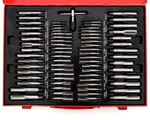 Gwintowniki i narzynki zestaw 110 elementow Kraft&Dele