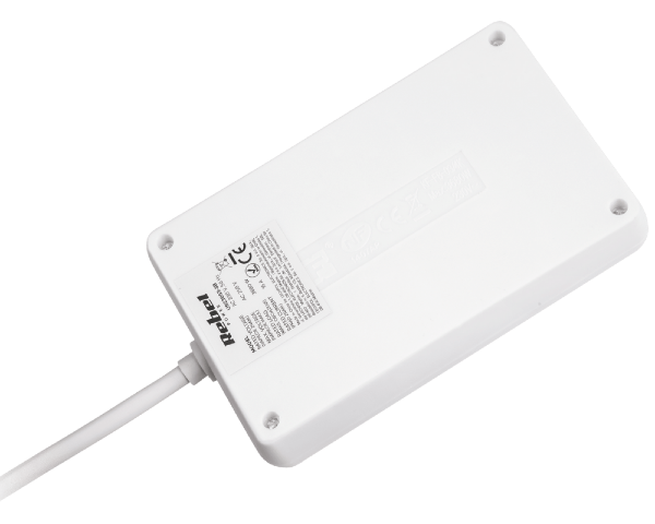 Przedłużacz elektryczny listwa 7 gniazd 3m włącznik Rebel URZ3053-3B - 3