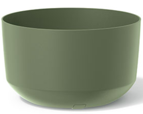 Doniczka okragla 3 l kolor zielony Gracia Standard