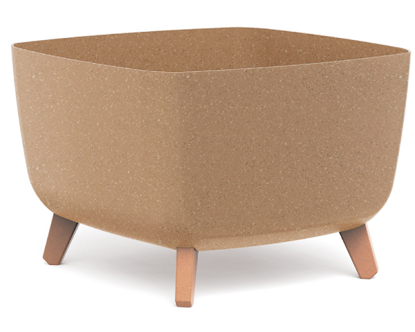 Doniczka kwadratowa 39 x 39 cm kolor naturo Gracia Square Eco Wood