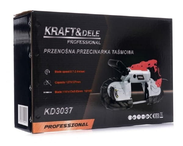 Przecinarka tasmowado metalu przenosna 1900W opakowanie