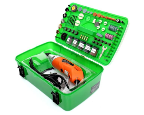 Mini szlifierka 170W zestaw 218 elementow KD10281