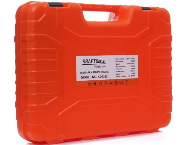 Wiertarka magnetyczna 1800 W 1300N 16 mm KD1382 walizka