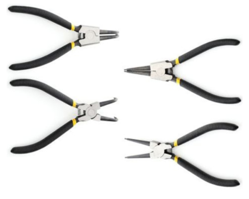 Zestaw 4 szczypiec do pierscieni segera 7 KD10323