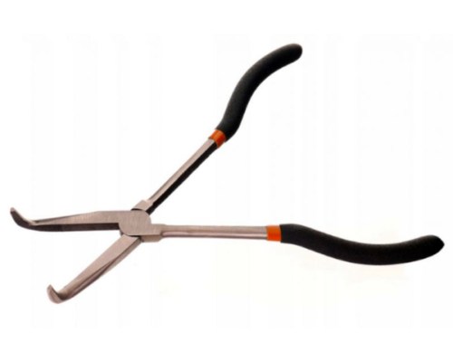 Szczypce dlugie wygiete 90 stopni KD10817