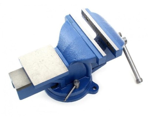 Imadlo obrotowe 125 mm z kowadlem slusarskie KD1102 widok z gory