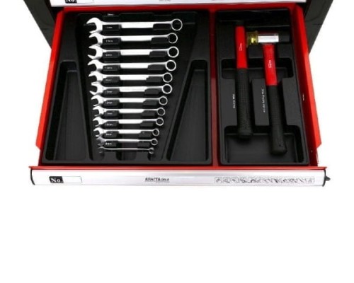 Szafa narzedziowa z pelnym wyposazeniem - klucze plaskie