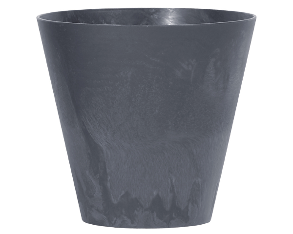 doniczka okragla antracyt 12 l Tubus beton effect