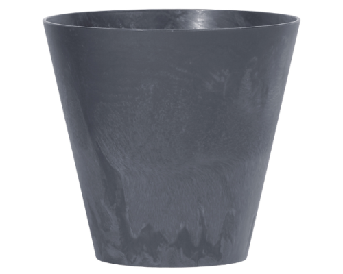 doniczka okragla antracyt 28,5 l tubus beton effect prosperplast
