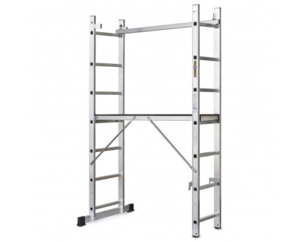 Rusztowanie drabinowe z aluminium 2x7 profesjonalne Drabest