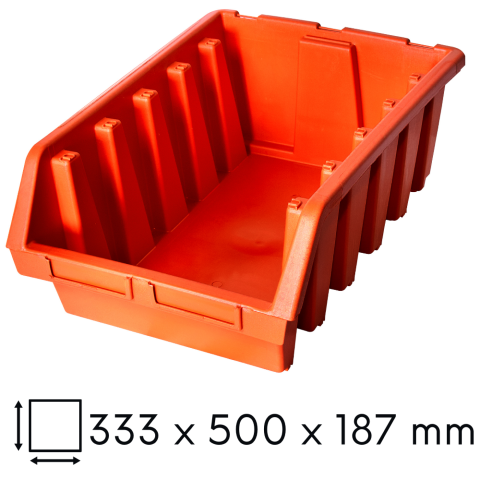 Kuweta warsztatowa XXL pomarańczowa Ergobox