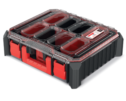 Organizer na narzedzia z pojemnikami wysoki 45 x 37 x 13 cm