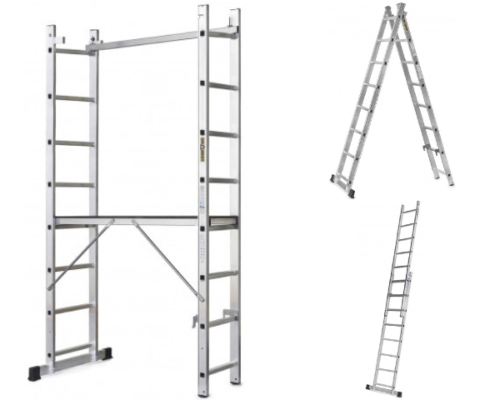 Rusztowanie drabinowe zestaw 3w1 PRO 2x8