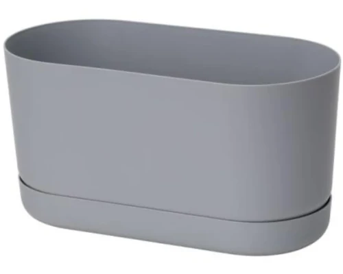 Donica Satina 27 cm szara Form Plastic | Stamats