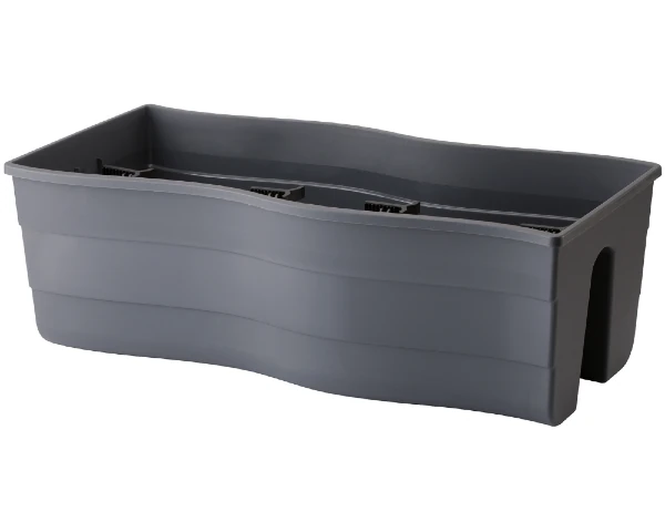 doniczka balkonowa 59 cm antracytowa form plastic fala railing