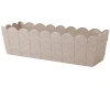 donica prostokatna 55 cm bezowa form plastic