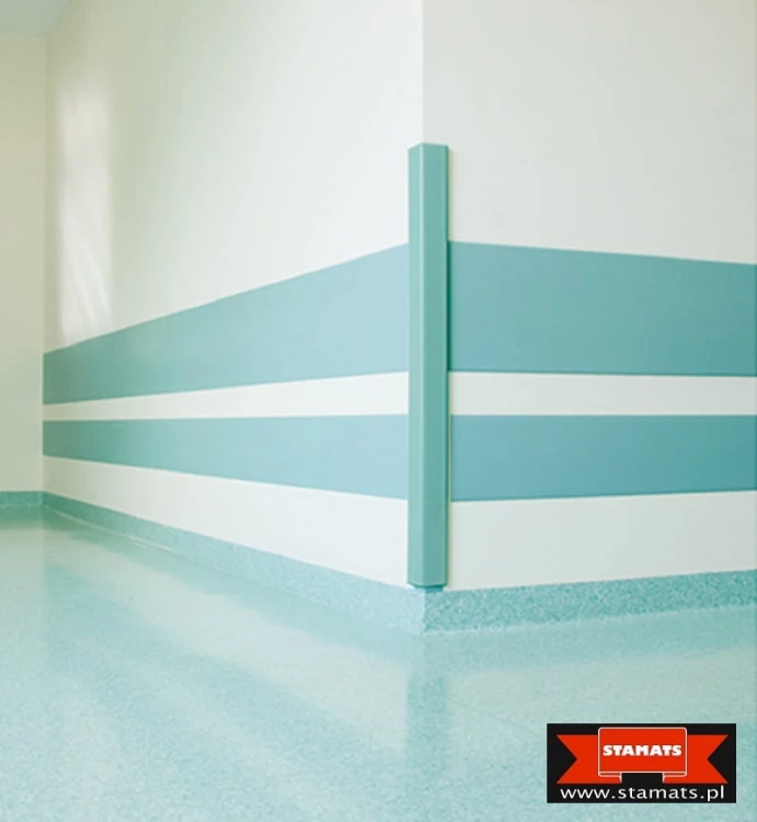 Narożnik PVC + rdzeń aluminium 100 cm ConvexAL aranżacja